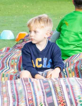 Young children learning through creative play at BCIS